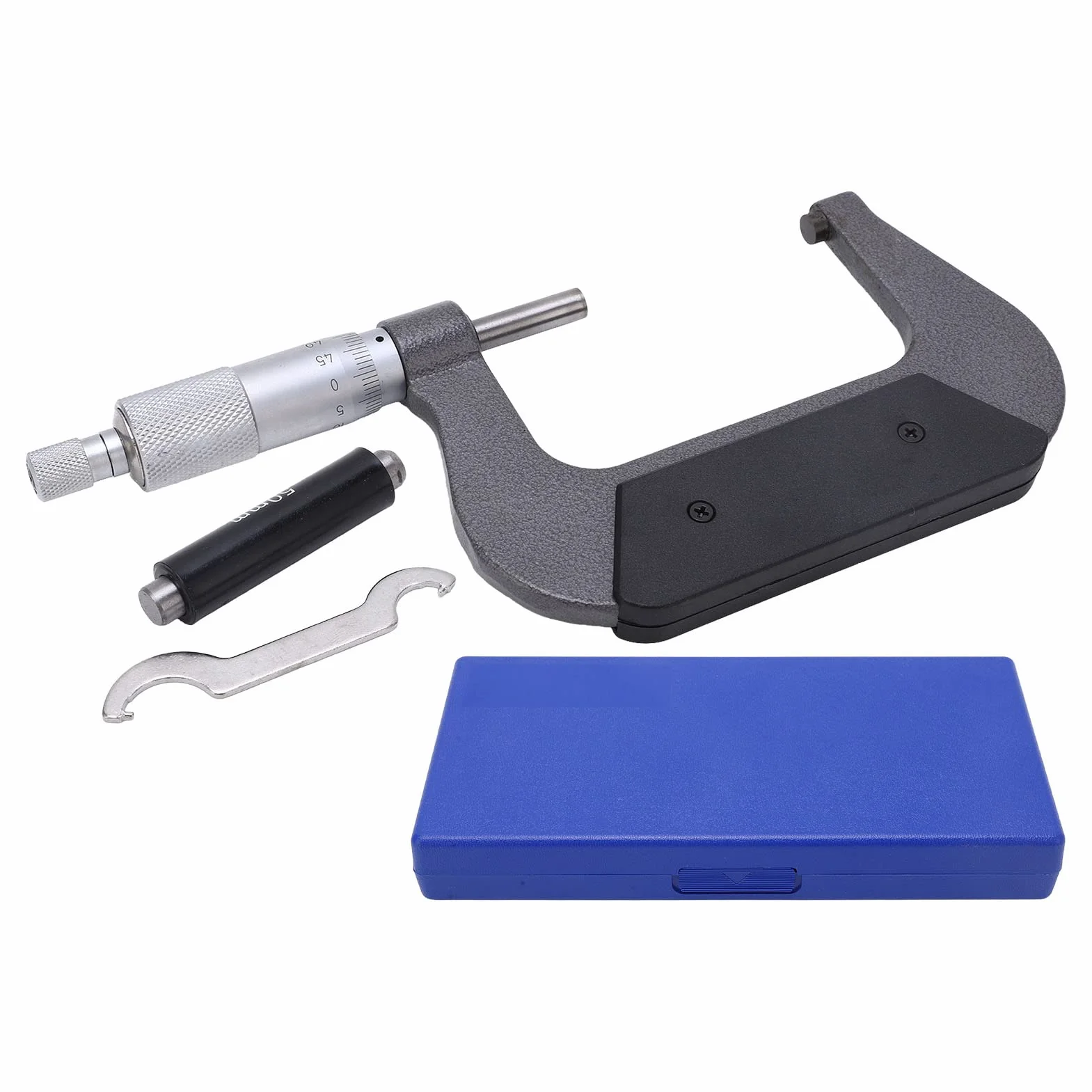 Tissting Micrómetro 50-75mm, Calibrador de Precisión para Mediciones Externas - Herramienta Portátil para Ingenieros y Aficionados, Ideal para Medir Tolerancias de Forma y Tamaño