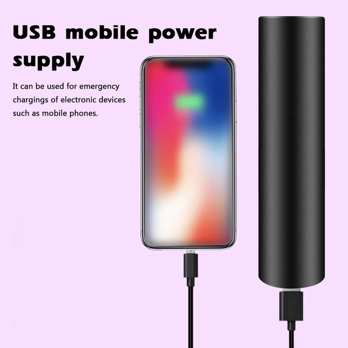 XiaoXIN Lámpara de prueba de hongos UV 365nm, carga USB, linterna de luz ultravioleta, lámpara de detección fluorescente, luz de tiña