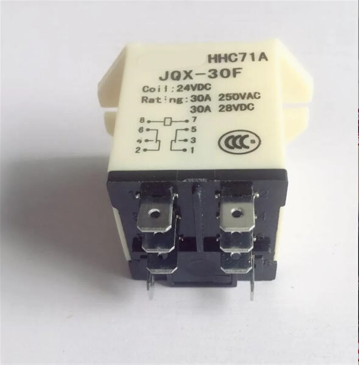 Relé NNC71A-2Z / JQX-30F 2Z 30A Relé de potencia 8 pines DC12V DC24V AC110V AC220V 1 pieza(AC220V)