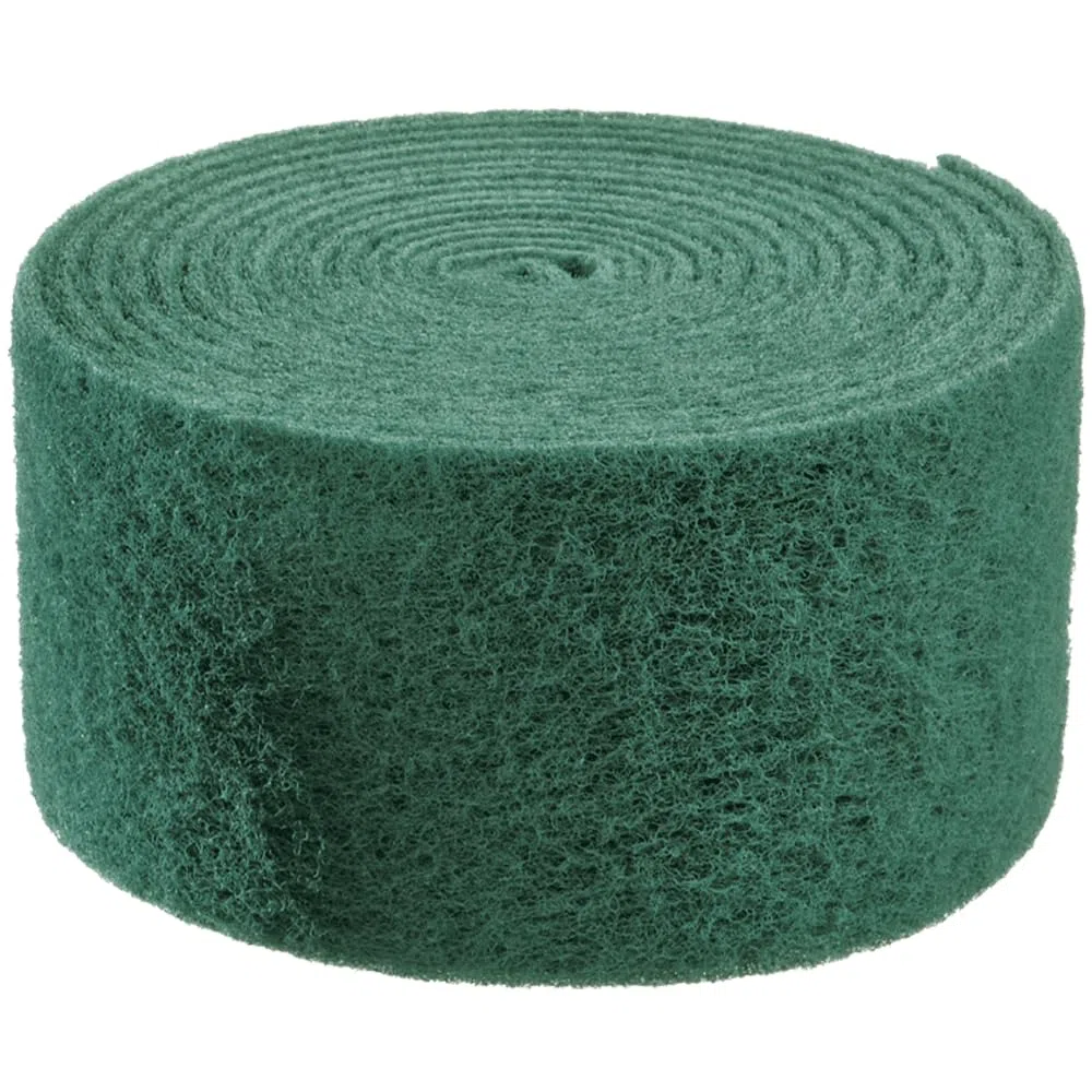 2 Rollos de Estropajo de Fibra Verde Calidad Extra de 6 Metros. Elimina la Suciedad Incrustada en Todo Tipo de Superficies. Uso Profesional y Doméstico para Limpiezas Difíciles