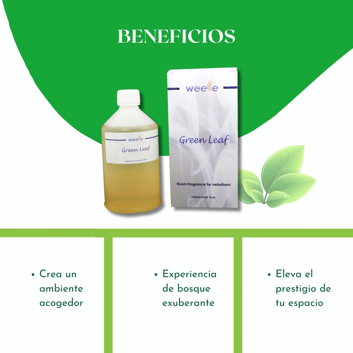 Recambio Ambientador para Difusores de Nebulización Profesionales 500 ml Perfume para Hogar