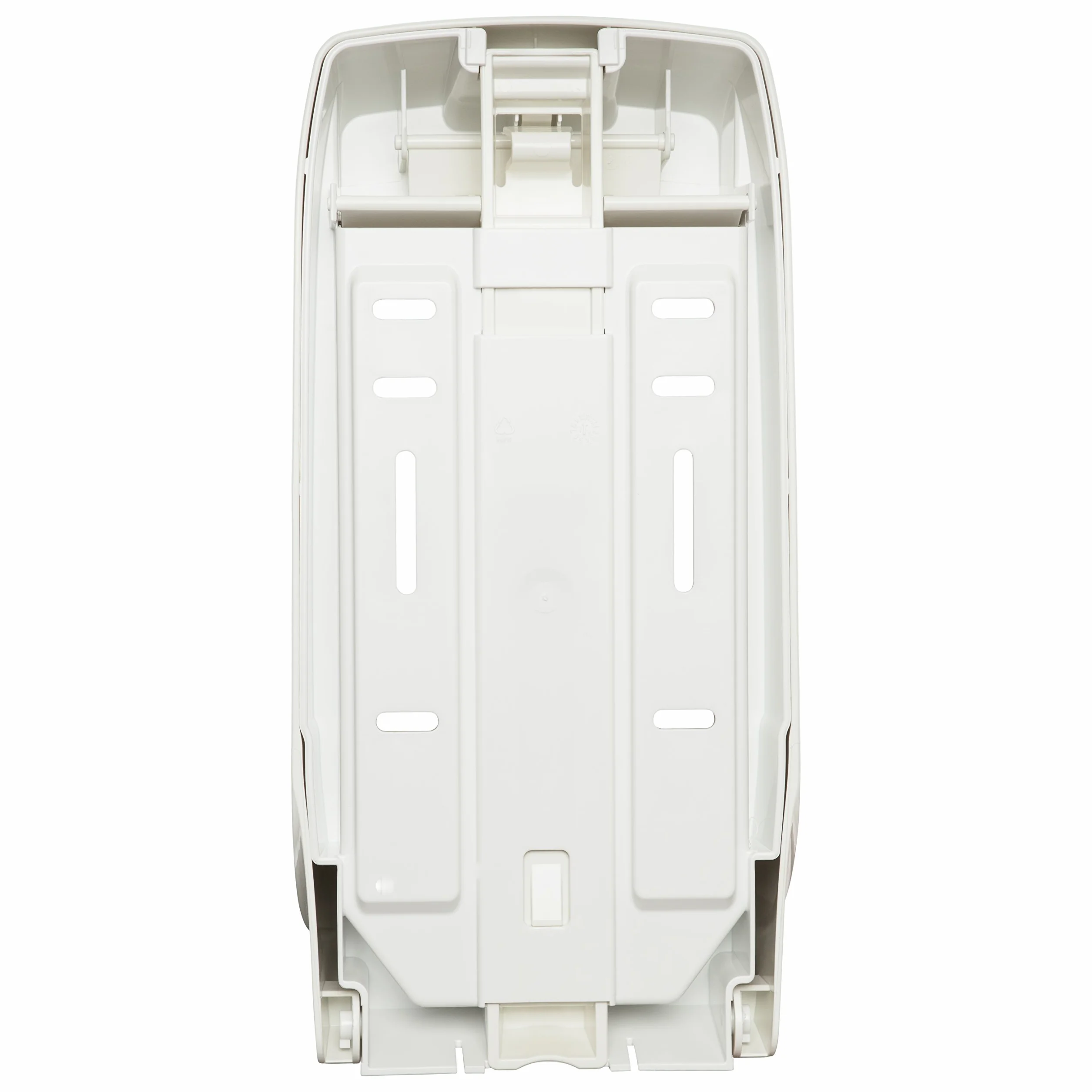 Aquarius Dispensador de papel higiénico plegado 6946 - 1 dispensador de papel higiénico blanco de una hoja