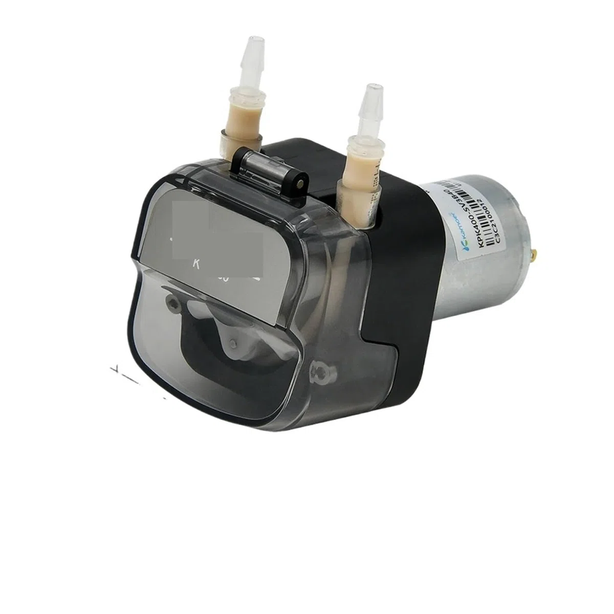 Bomba peristáltica de Alto caudal KPK400 de 400 ml/min, Motor de 12 V y 24 V CC, autocebante, con Tubo BPT, dosificadora for Laboratorio.(KPK400-SV3B40-24V)