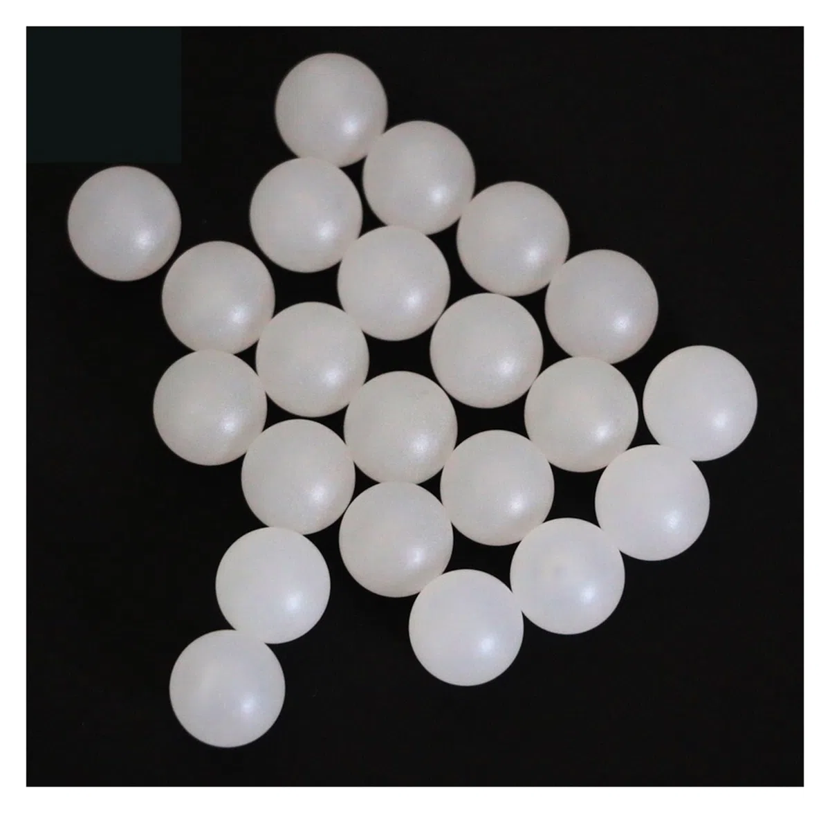 ZHGUIMING Bolas de plástico sólido PP (polipropileno) 25 mm 25,4 mm 30 mm 35 mm 38 mm Bola de rodamiento de precisión(5pcs,35mm)