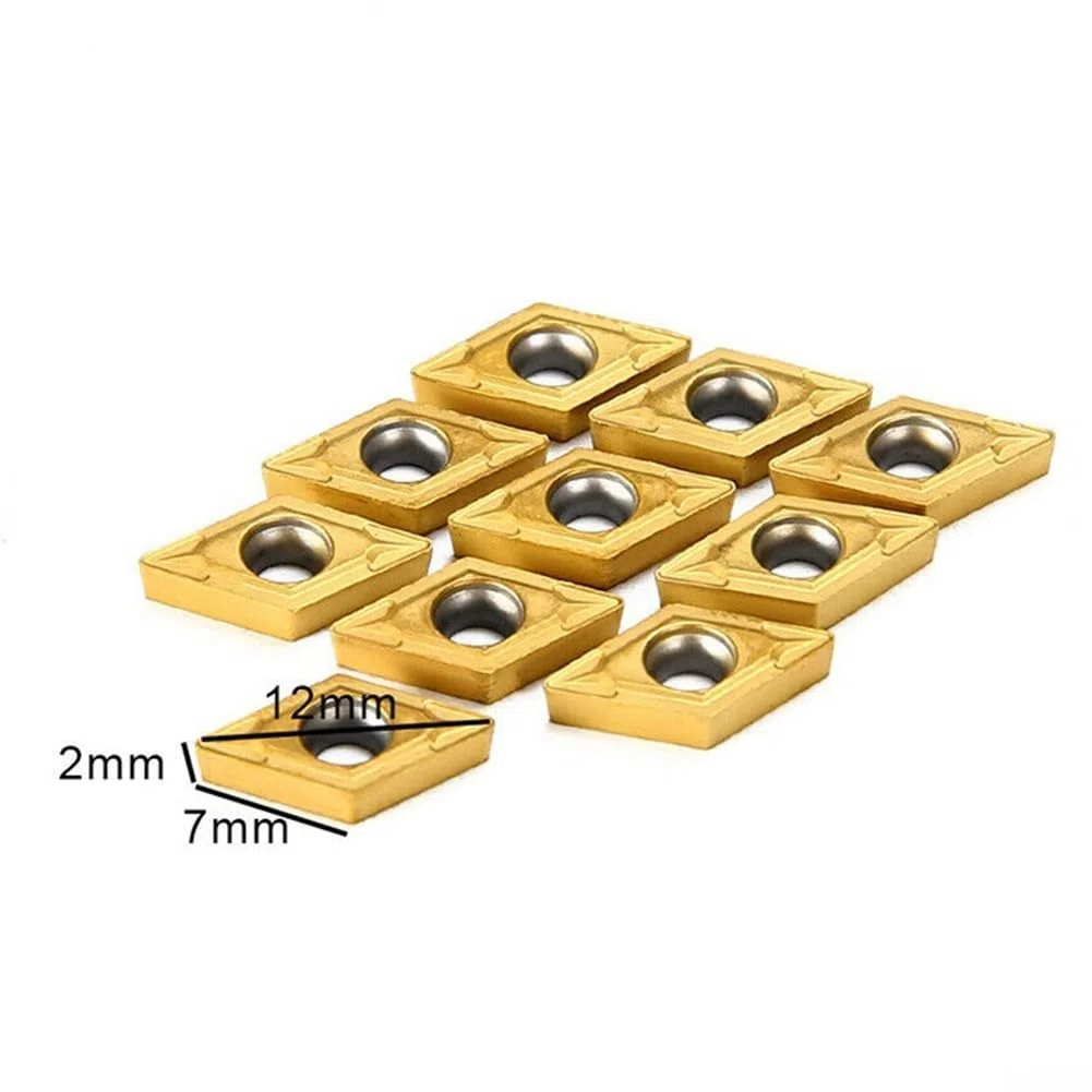 10 piezas CCMT21.51 CCMT060204 + 10 piezas DCMT21.51 DCMT070204 insertos de torneado de carburo, fresas CNC para acabado de torneado