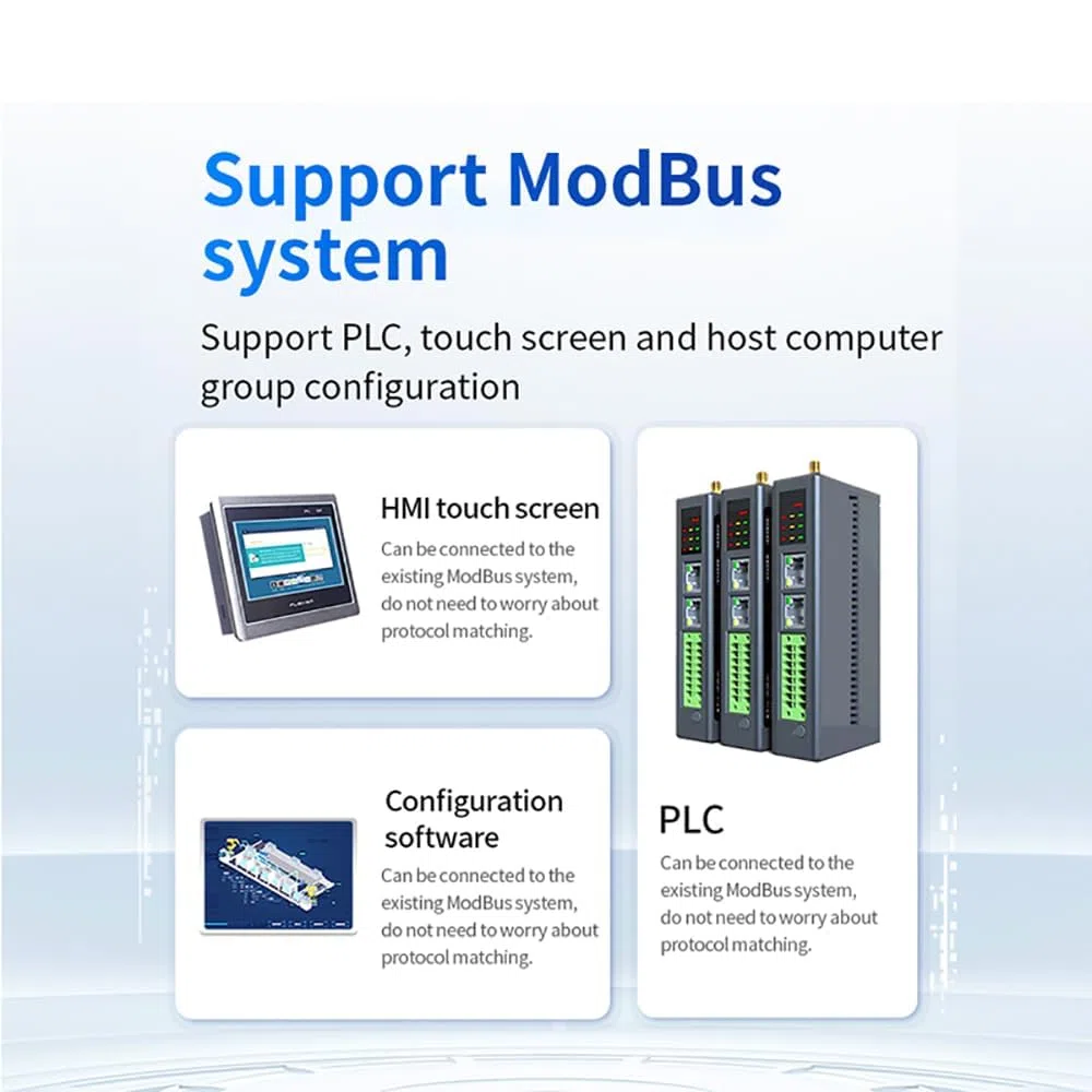 Módulo de expansión IO remoto distribuido 8DI RJ45 RS485 Modbus adquisición de interruptor analógico GAXXX8000 Expansión rápida PNP NPN solo funciona con host