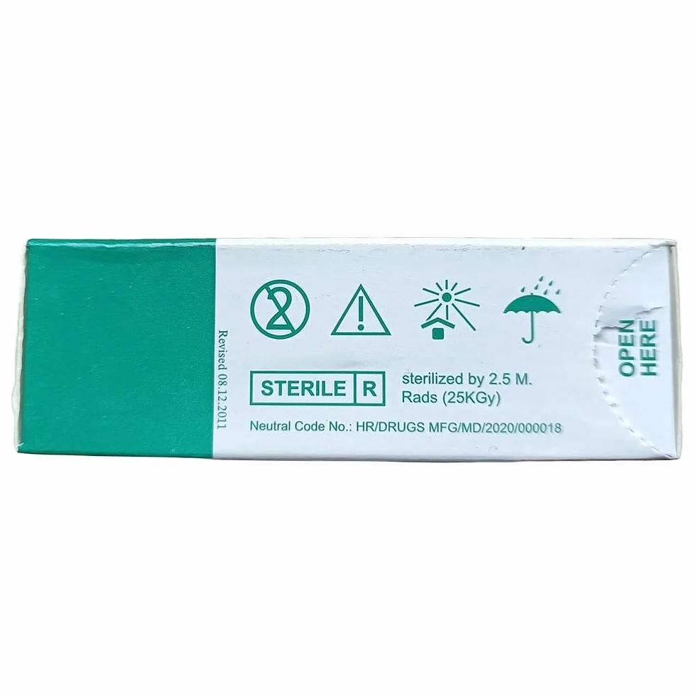 Set - 100 piezas hojas de bisturí No. 20 y mango de bisturí No. 4 - Hojas de repuesto para bisturí hechas de acero al carbono - Estéril