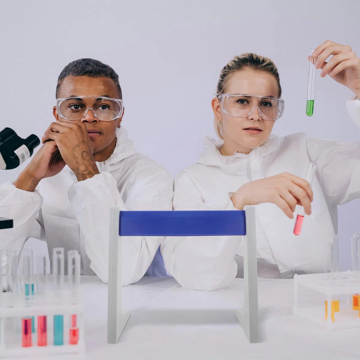 Soporte para Pipetas Plástico Resistente con Diseño Flexible para Laboratorio Organizador Adaptable Pipetas Fácil Montaje y Limpieza para Espacios Científicos y Biotecnológicos
