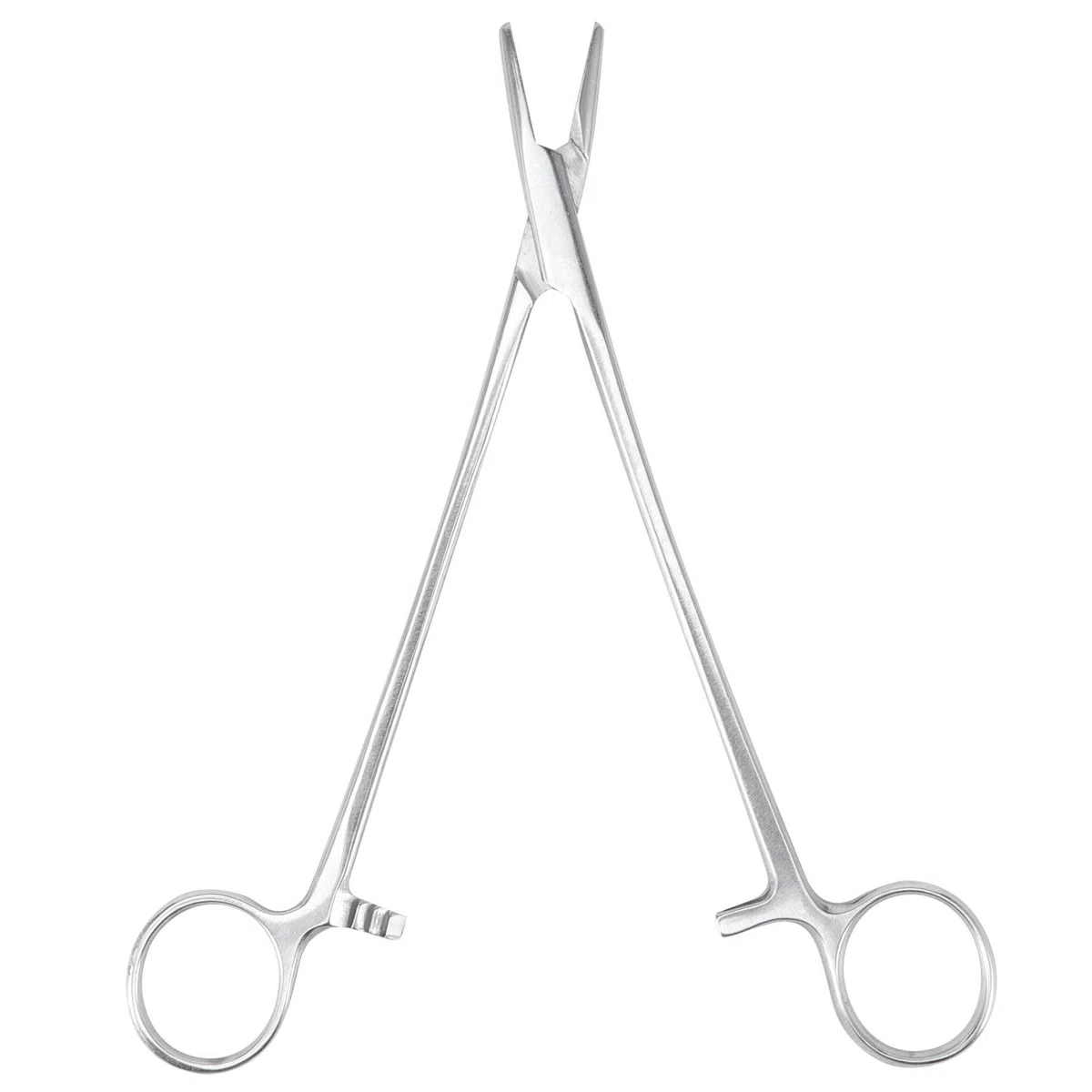 BigKing Porta agujas, porta agujas 18 cm Pinza de coser de acero inoxidable Pinza quirúrgica de uso veterinario