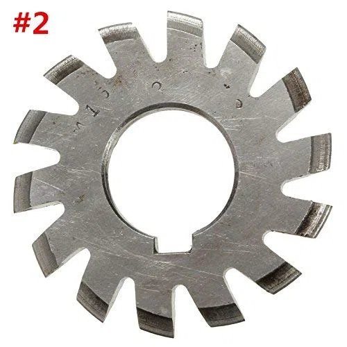EsportsMJJ Módulo 1,5 Pa20 Alesaje 22 Mm #1-8 Fresa De Engranaje Espiral Hss-7#