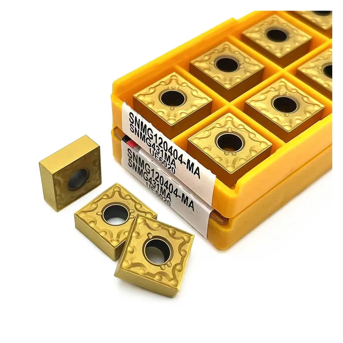 Inserto de carburo SNMG120404 SNMG120408 MA VP15TF UE6020 US735 herramienta de torno CNC de torneado cilíndrico de Metal SNMG 120404 120408(SNMG120404 US735)