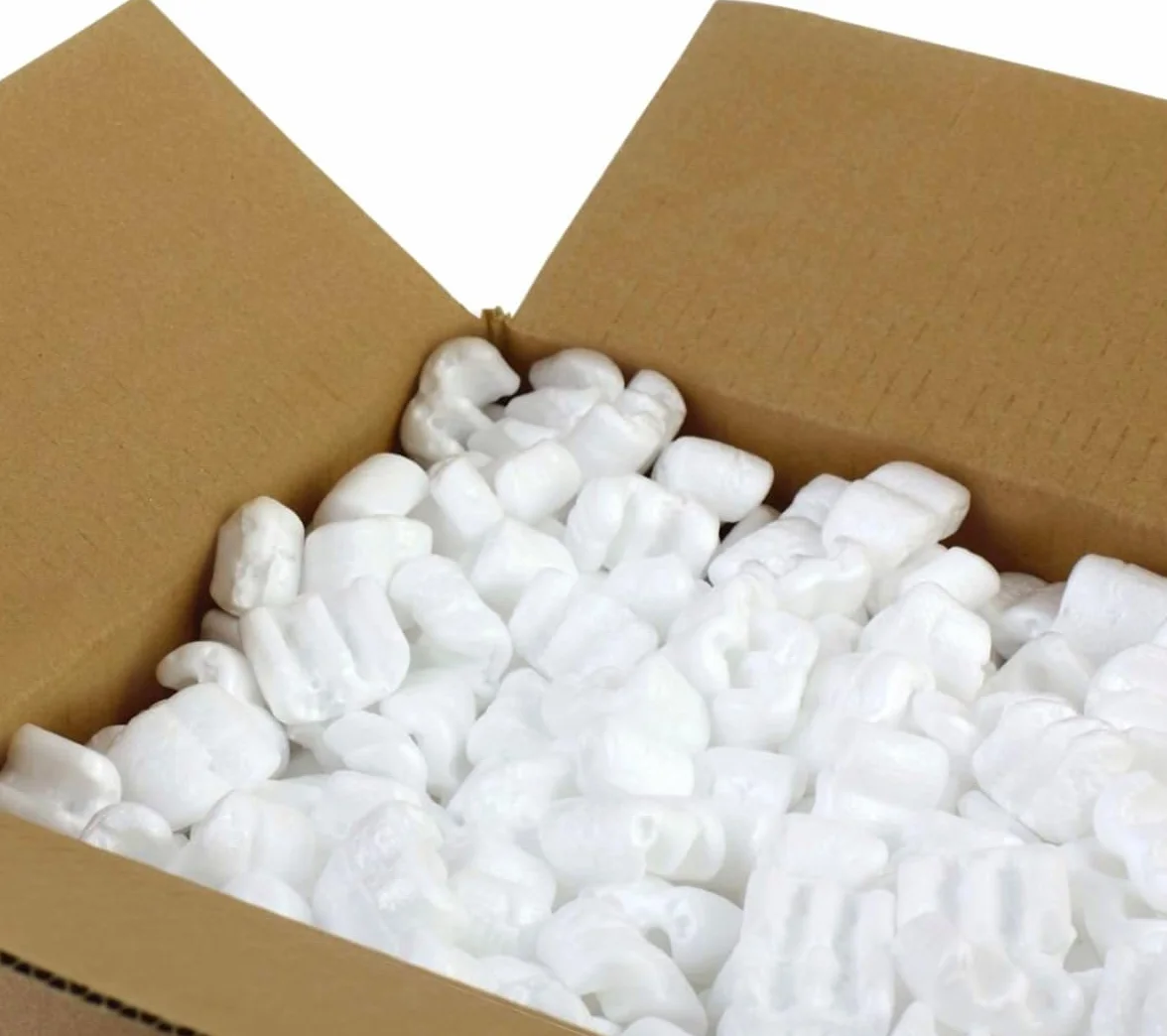 Lote de 300 L de almohadillas de poliestireno PELASPAN - Relleno de embajale - No se deforma - Amortiguación - Resistente - Antiestático - Libre de polvo - Inodora