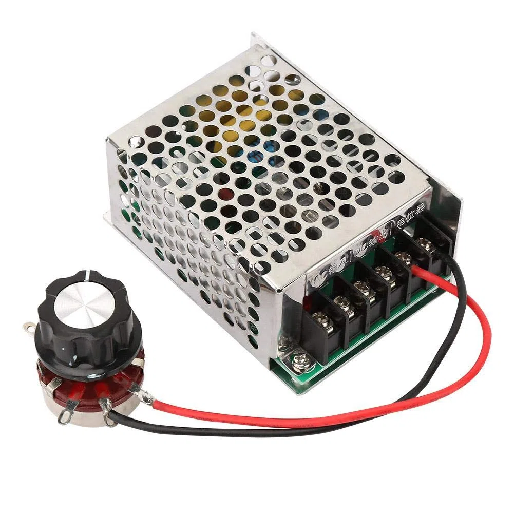 Regulador del motor de CC, 220V Controlador de velocidad del motor monofásico de CA Controlador de velocidad de CC de 4KW Controlador de velocidad de CC Controlador del motor de CC Entrada de CA mon