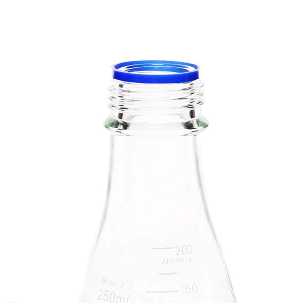 ULAB Scientific Erlenmeyer - Termo con tapa de rosca (500 ml, 3,3 borosilicato con graduación impresa, 2 unidades)