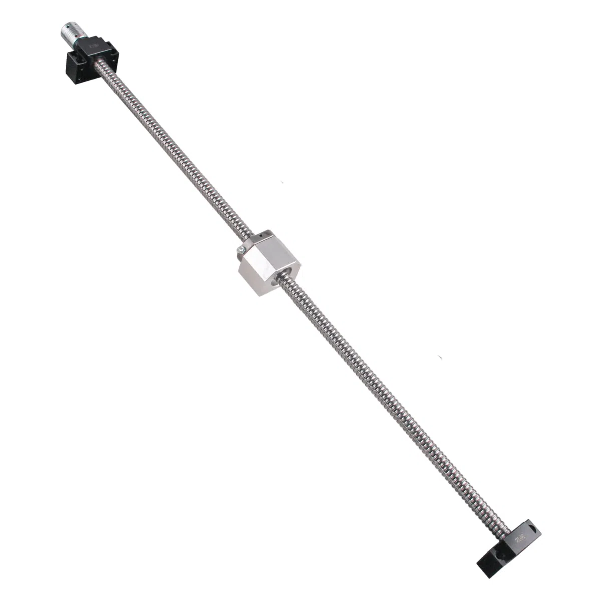Husillo de bola SFU1605 de 900 mm de rosca de acero inoxidable husillo de bola con soporte BK12/BF12, carcasa de madre y embrague para automatizados