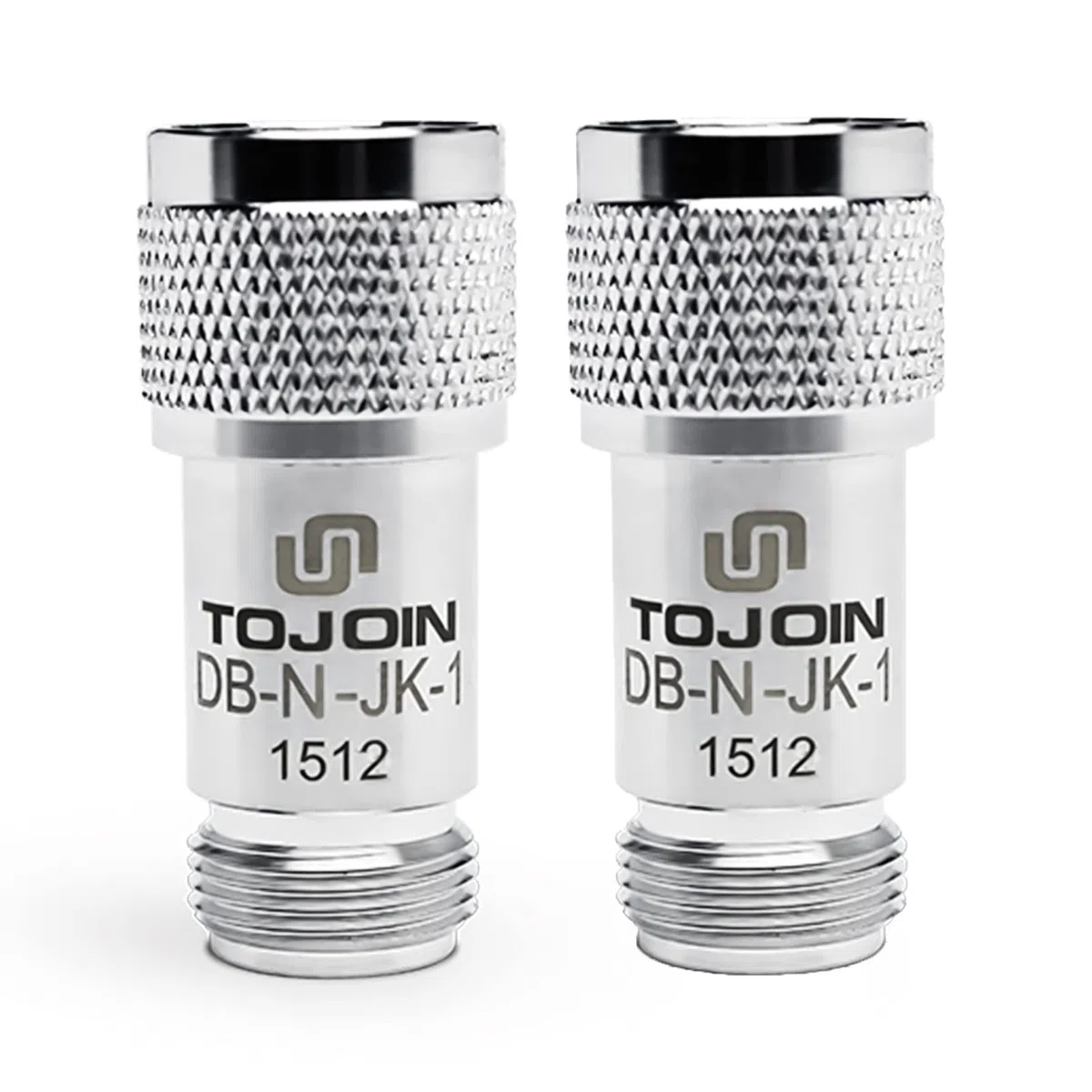 TOJOIN 2PCS DC Block in-Line SMA/N Male to Female RF Coaxial Adapter 50-6000MHz Connector Bloquea el Voltaje DC de su Radio o Equipo de Prueba RF (DB-N-JK)