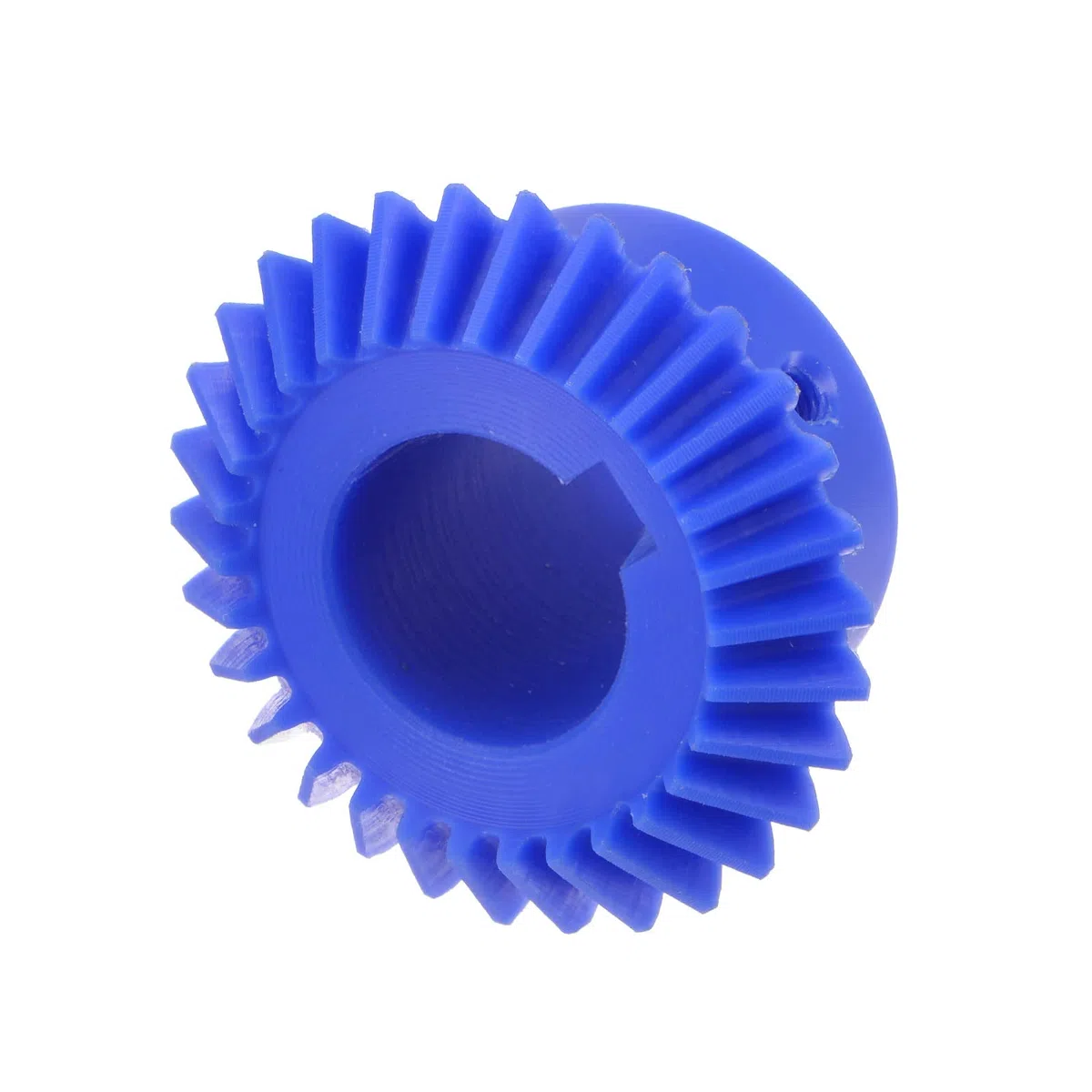 sourcing map 2.0 Módulo 30 Dientes 25mm Interior Agujero Plástico Cónico Cónico Engranaje con Chavetero