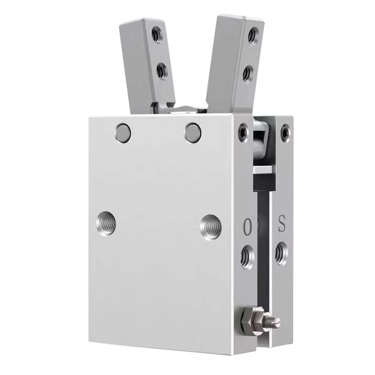 Pinza Neumática Angular MHC2, Pinza Robótica con Cilindro Neumático de Doble Acción (16D)
