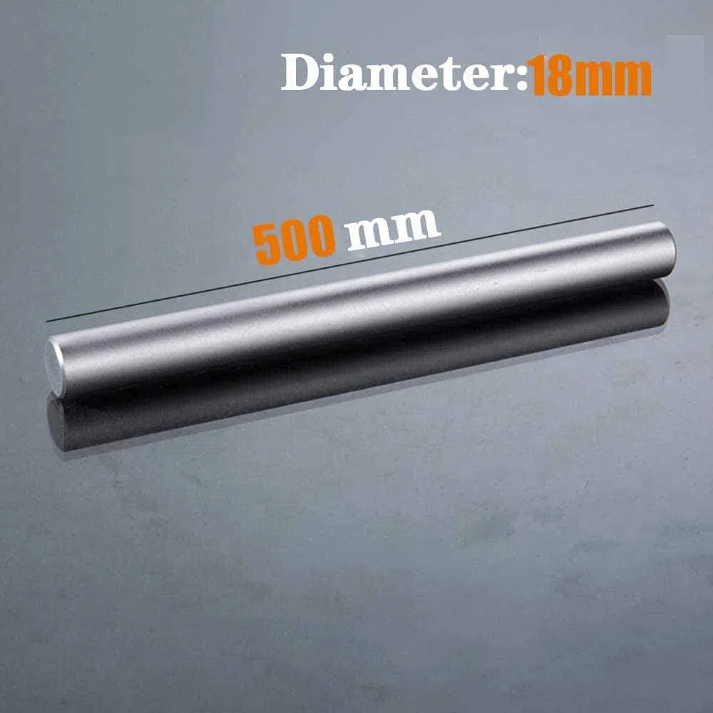 Barra redonda de aluminio 6061 T6 premium de 500 mm de longitud for fabricación personalizada y proyectos de bricolaje.(Diameter 18mm)