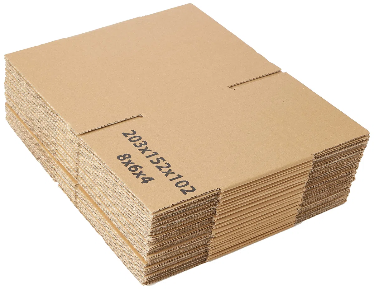 Triplast Cajas pequeñas de cartón cubo, 203 x 152 x 102 mm, 20,3 x 15,2 x 102 mm (paquete de 25)
