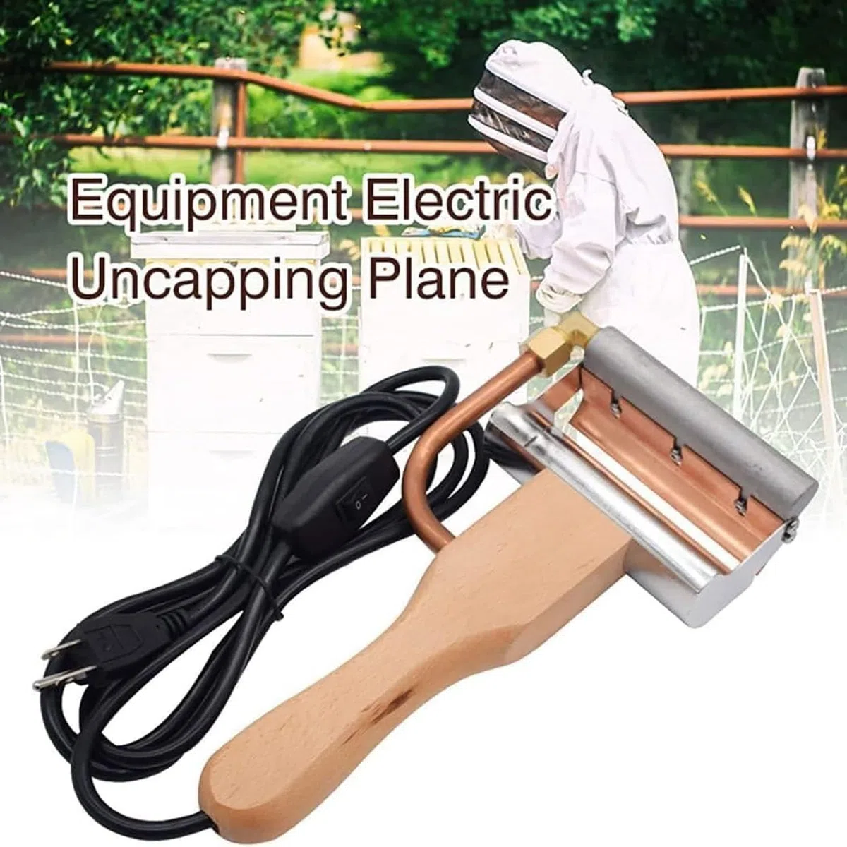 Extractor Eléctrico de Miel, Cuchillo Desoperculador Herramientas Apícolas, Tenedor Desoperculador Apicultura Satisfacer Las Necesidades de la Apicultura