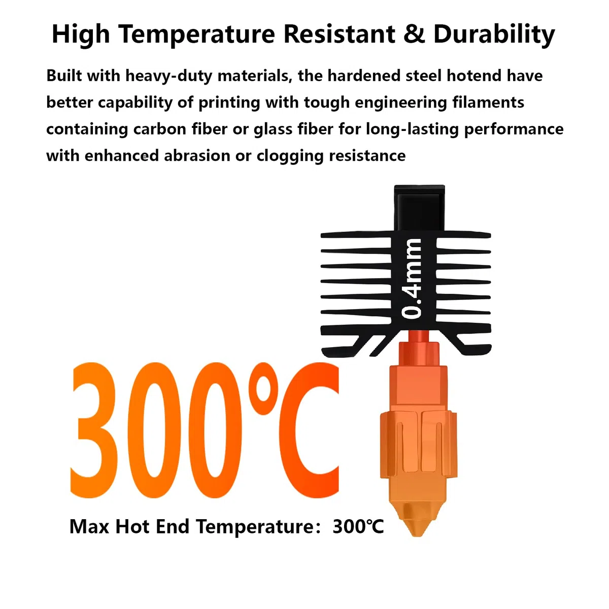 P1S P1P Hotend - Juego completo de cabezales de impresión con calentador de cerámica, termistor, boquilla de acero endurecido de 0,4 mm, Hotend de repuesto para impresora 3D de Bambu Lab P1