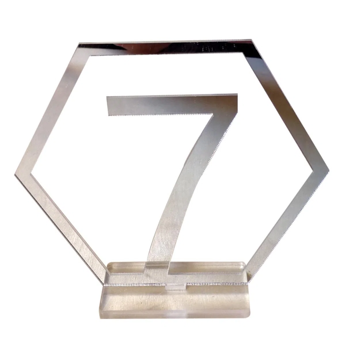 ULTECHNOVO Números de Mesa de Boda Acrílico Espejo Plata del 1 al 20 Soporte, Decoración Elegante para Bodas y Eventos, Material Resistente y Diseño Moderno
