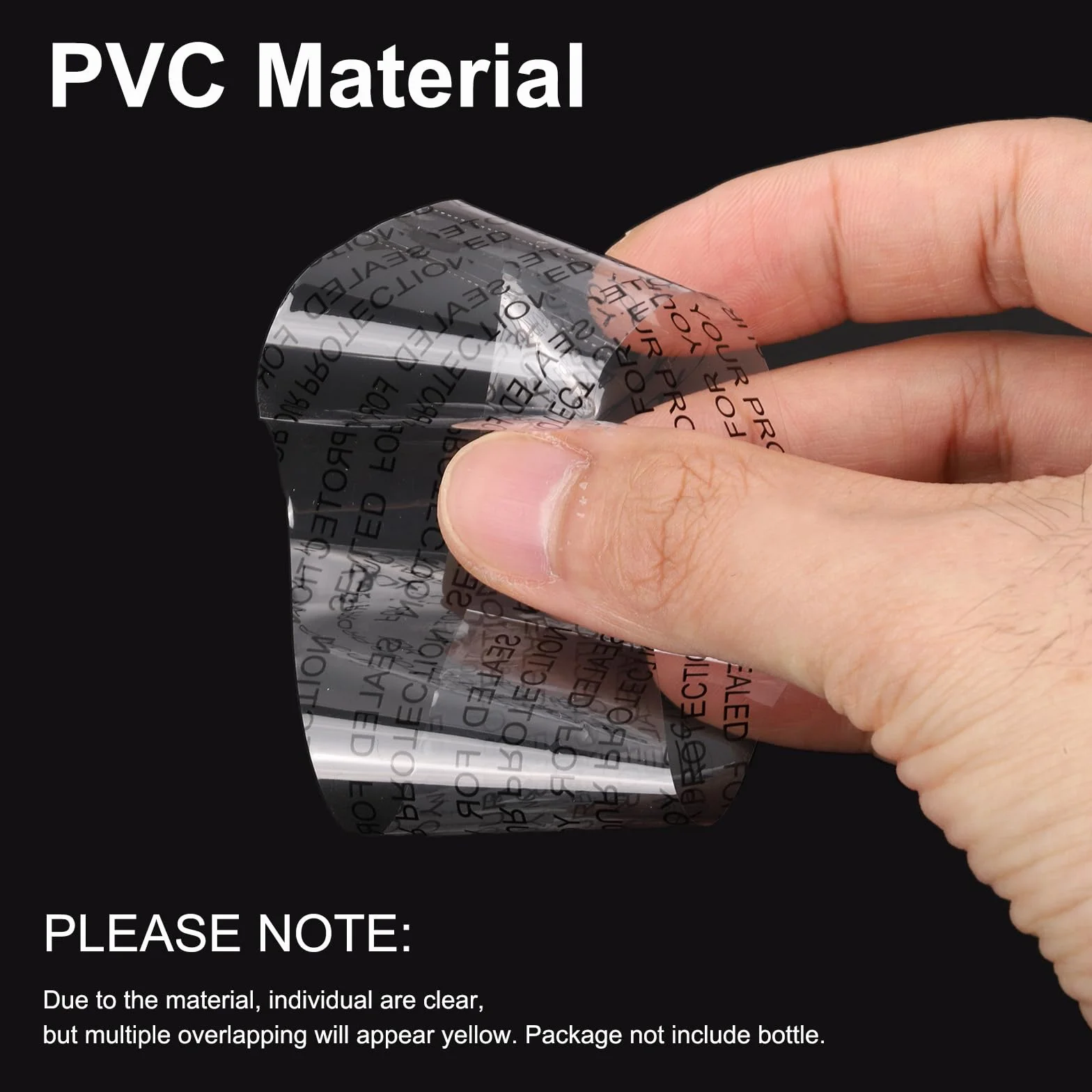 QUARKZMAN 1000uds Retráctiles Bandas, 85x35mm PVC Transparente Perforada Retráctiles Bandas, Calor Retráctil Envoltura Bandas para Botellas, Tarros Sello