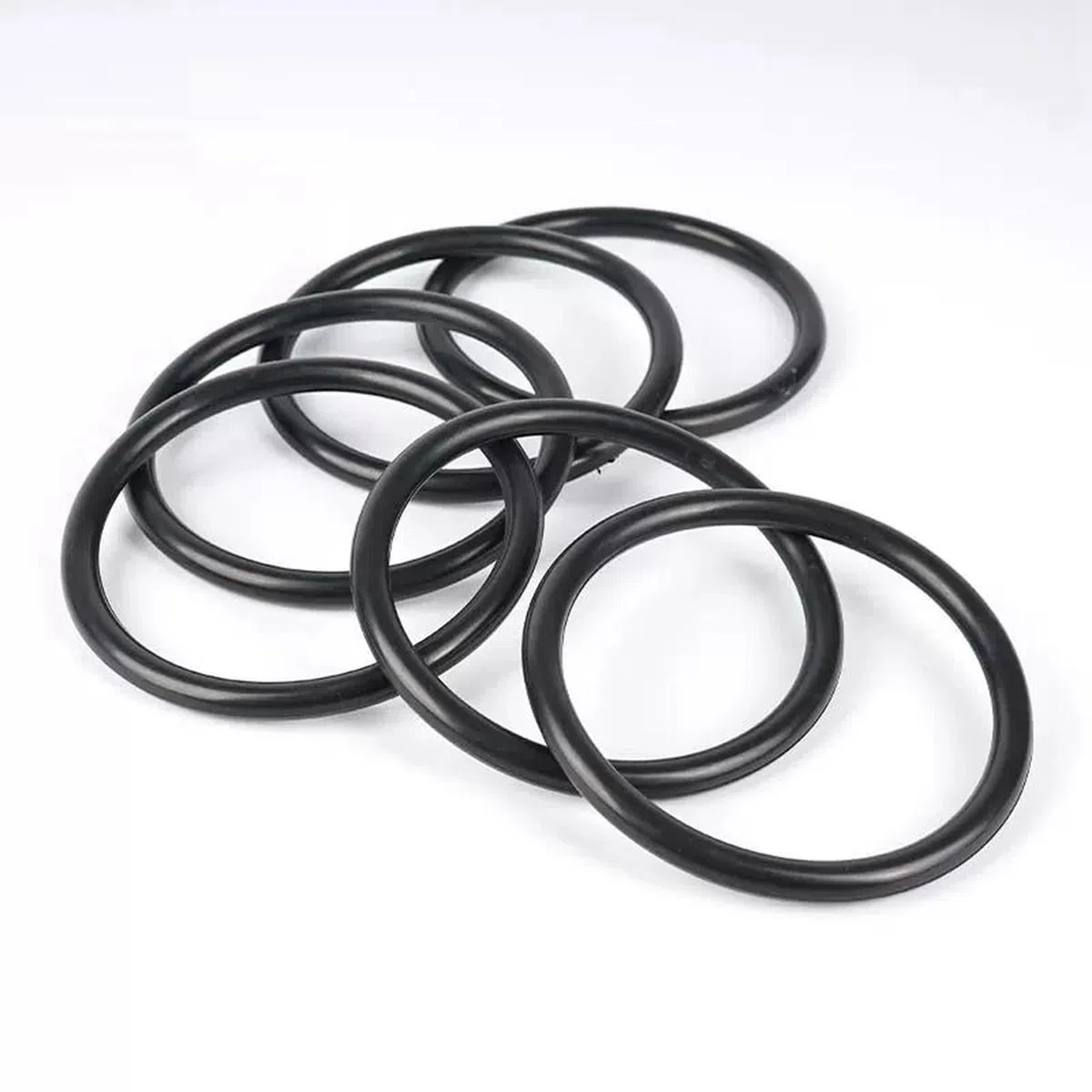 5 pcs tóricas de caucho de nitrilo, 55 mm de diámetro interior, 6 mm de ancho, juntas de sellado de caucho de nitrilo negras