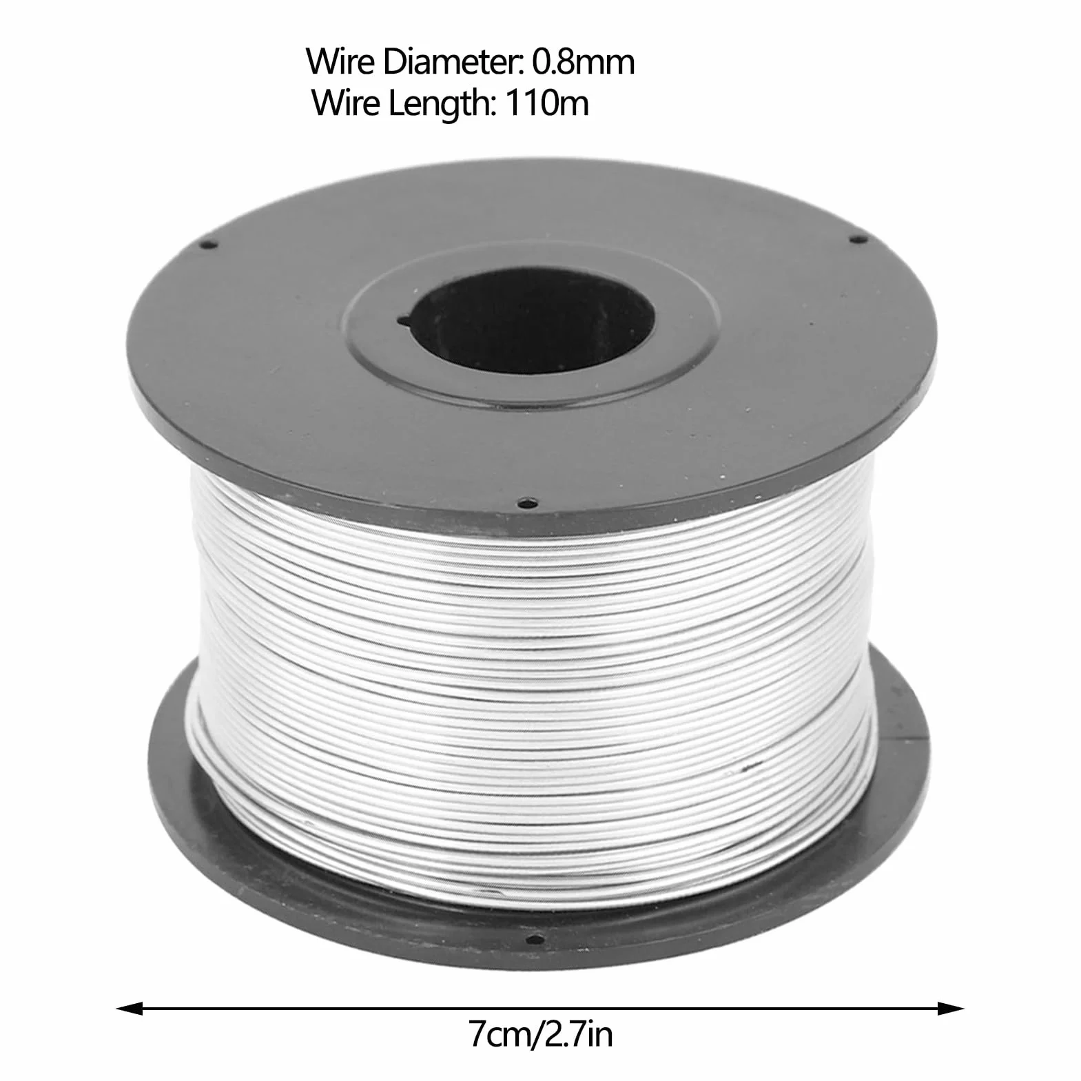 4 unids 110 m 0,8 mm Alambre de Lazo de Acero Atar Alambre Alambre de Lazo para la máquina automática de Atar Barras de Refuerzo