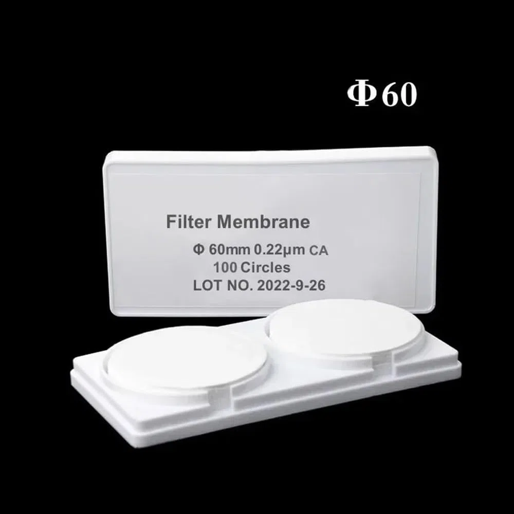 Cristalería de Laboratorio Filtro de membrana microporoso Diámetro 25 mm 47 mm 50 mm 60 mm 150 mm Membrana Membranas de microfiltro(47mm 0.22um 50 Pcs)
