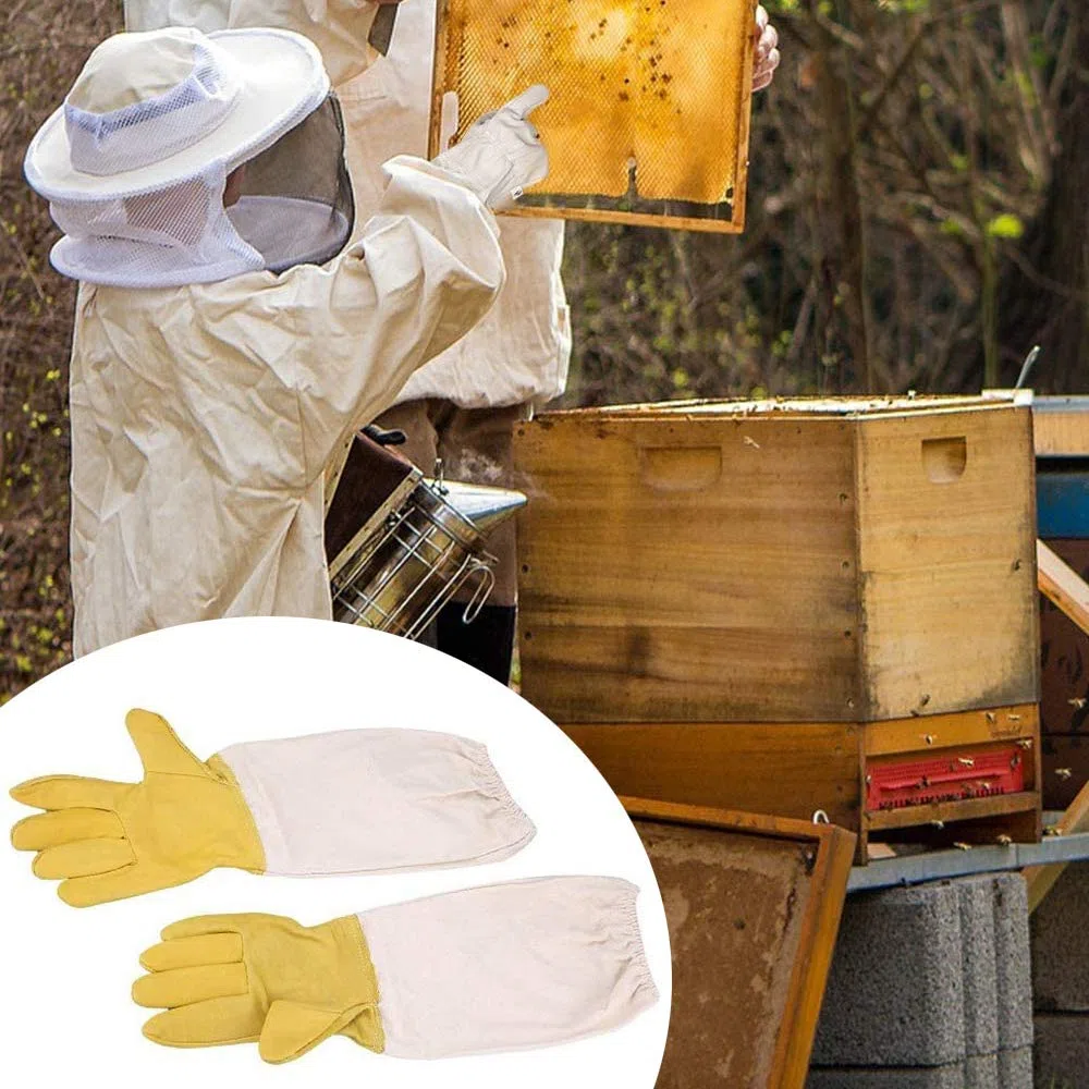 Traje de ProteccióN ApíCola Infantil,Traje de Apicultor Infantil Con ProteccióN Integral,Disfraz Abeja NiñO,Guantes de Apicultura Para NiñOs (Y(100-125CM))