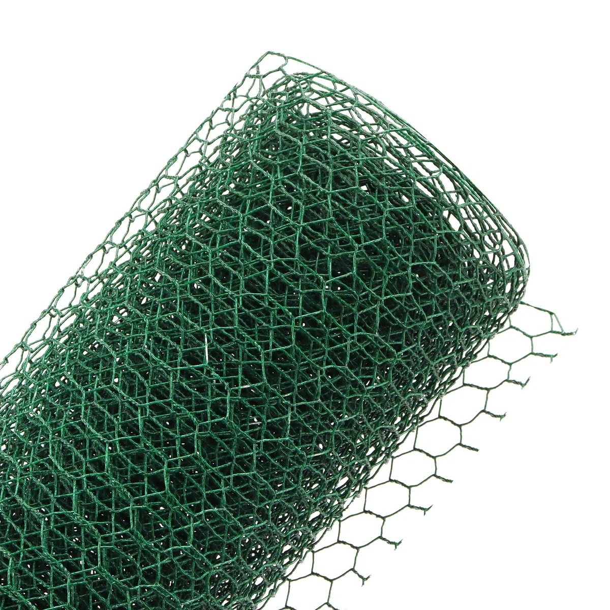 KEILEOHO Rollo de Malla Metálica para Gallinero Verde de 40 cm x 6 m, Rollo de Malla de Alambre para Pollos, Red de Alambre para Pollos para Proyectos de Manualidades, Decoración de Jardinería