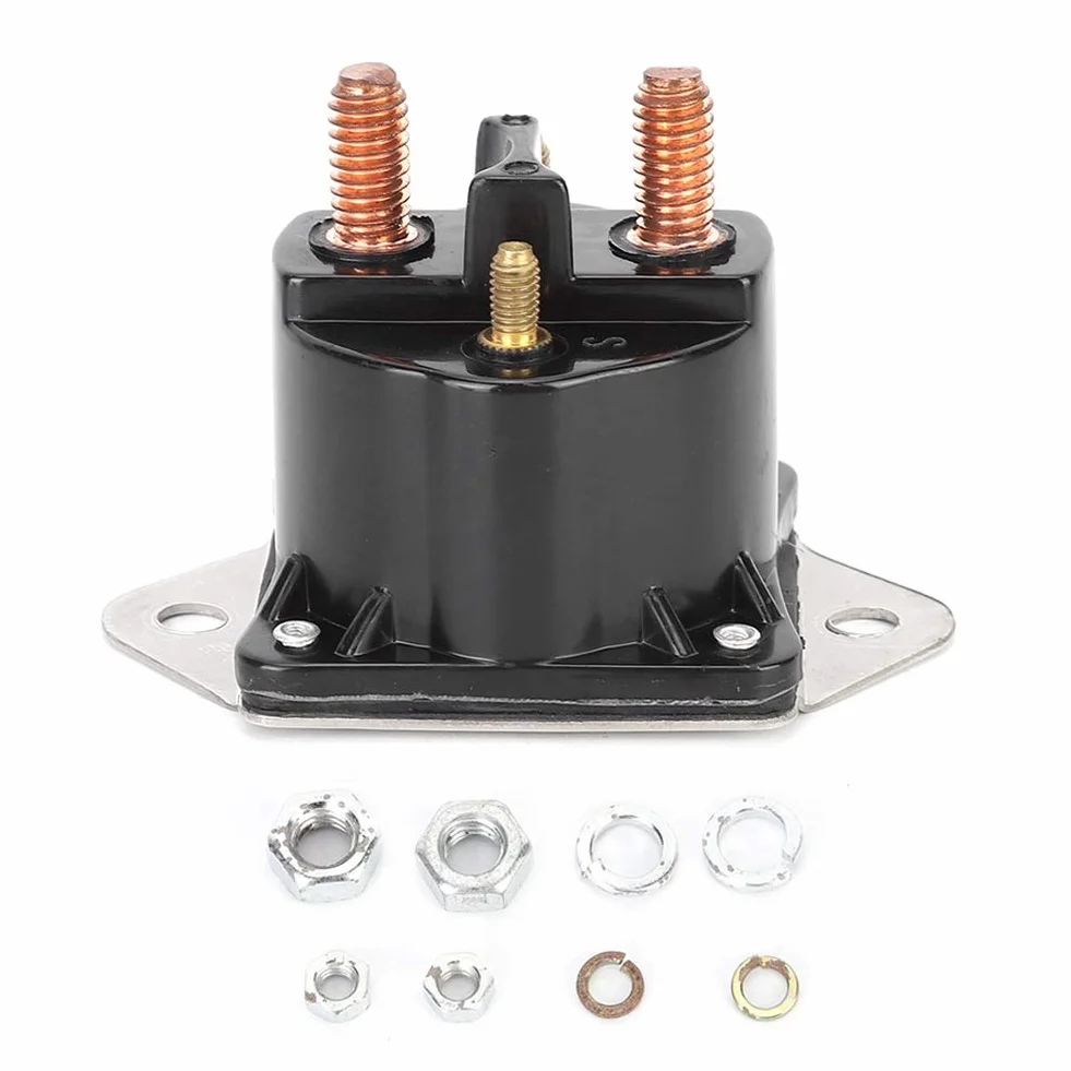 Relé de solenoide de cabrestante, Fydun repuesto de relé de solenoide de control de cabrestante de acero inoxidable, 4 terminales 72631, accesorios de repuesto de 12 V