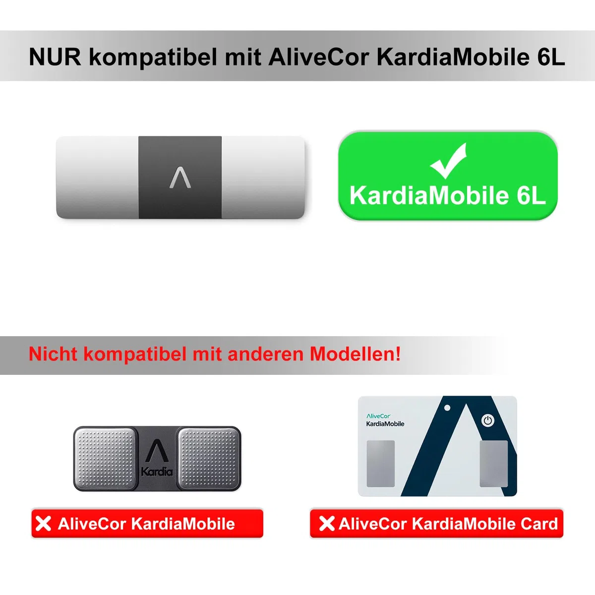iGuerburn Funda rígida para AliveCor KardiaMobile 6 Lead Personal ECG, monitor de corazón, funda para KardiaMobile 6L ECG (rosa)