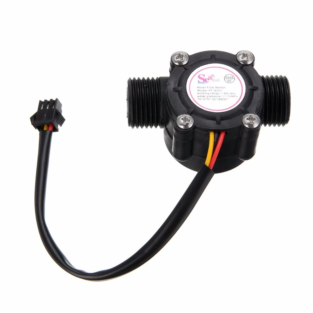 HiLetgo Water Flow Sensor G1/2" Water Flow Hall Sensor Switch 1-30L/min 1.75MPa Flow Meter Flowmeter Counter Water Flow Sensor