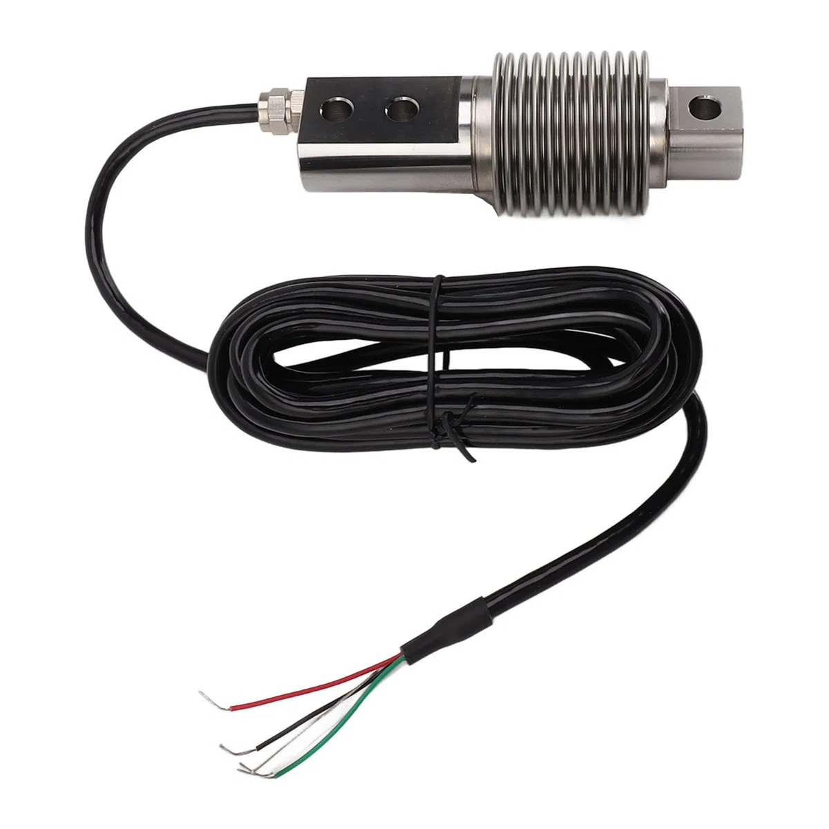 FTVOGUE Célula de Carga de Fuelle, Sensor de Pesaje de Acero Inoxidable, Capacidad de 0-100 Kg, Alta Sensibilidad y Respuesta de 10 KHz para Sistemas de Pesaje
