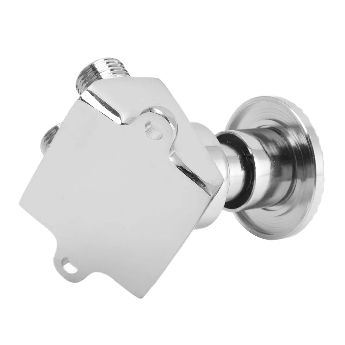 Grifo con pedal, válvula de pedal de acero inoxidable para montaje en suelo, ahorrador de agua, interruptor de control de grifo con pedal de doble salida