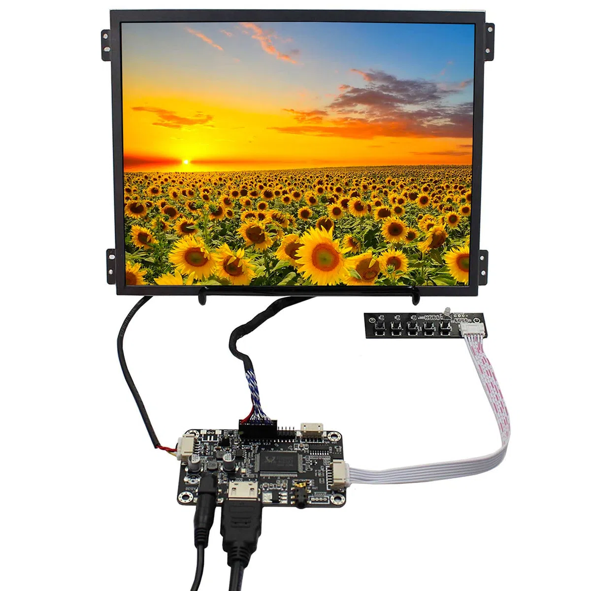 VSDISPLAY 10,4 Pulgadas 1024X768 600 nits WLED IPS Pantalla LCD VS104T-004A | y Placa de Controlador, Pantalla de Repuesto para G104XVN01.0 G104X1-L03