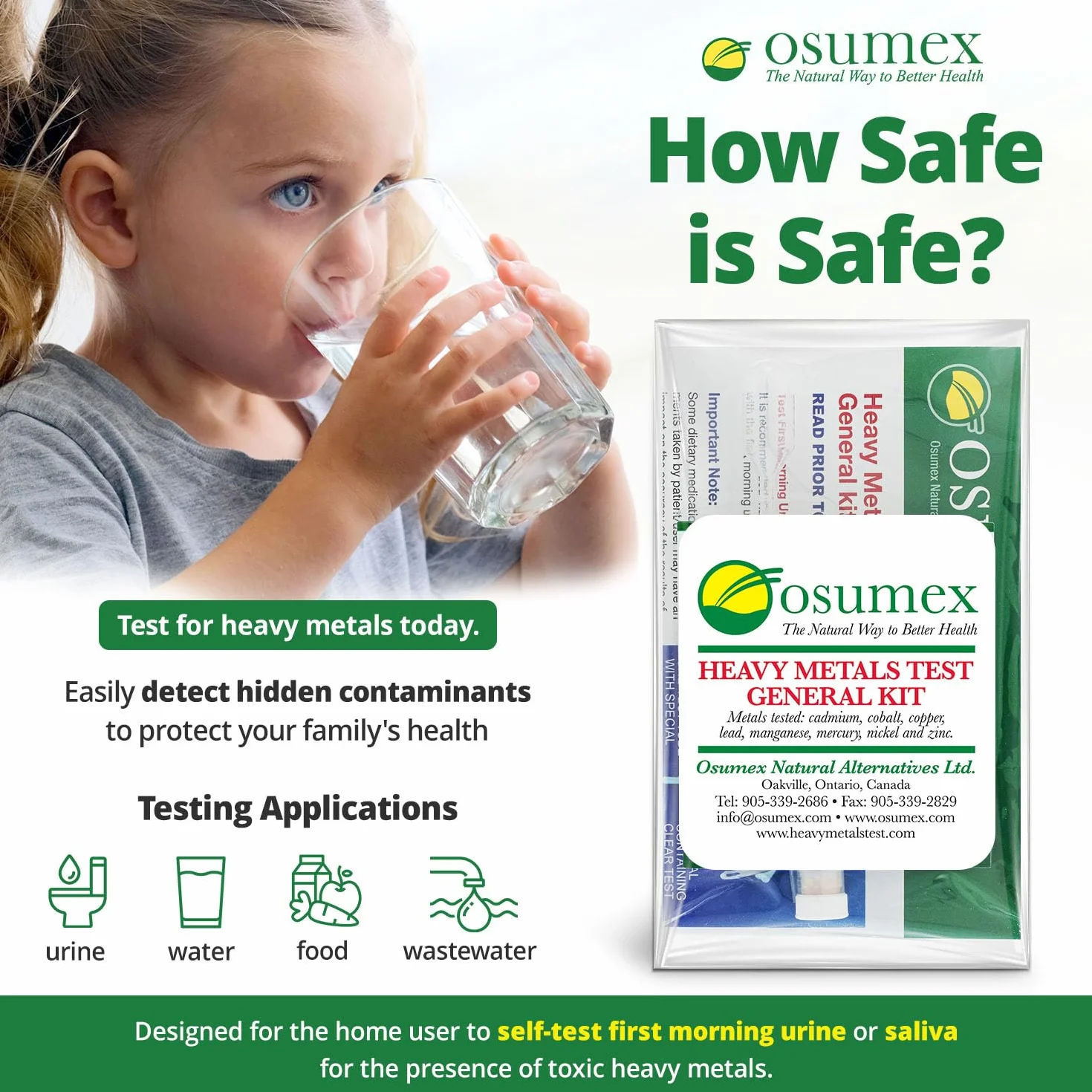 Heavy Metals Water Test Kit