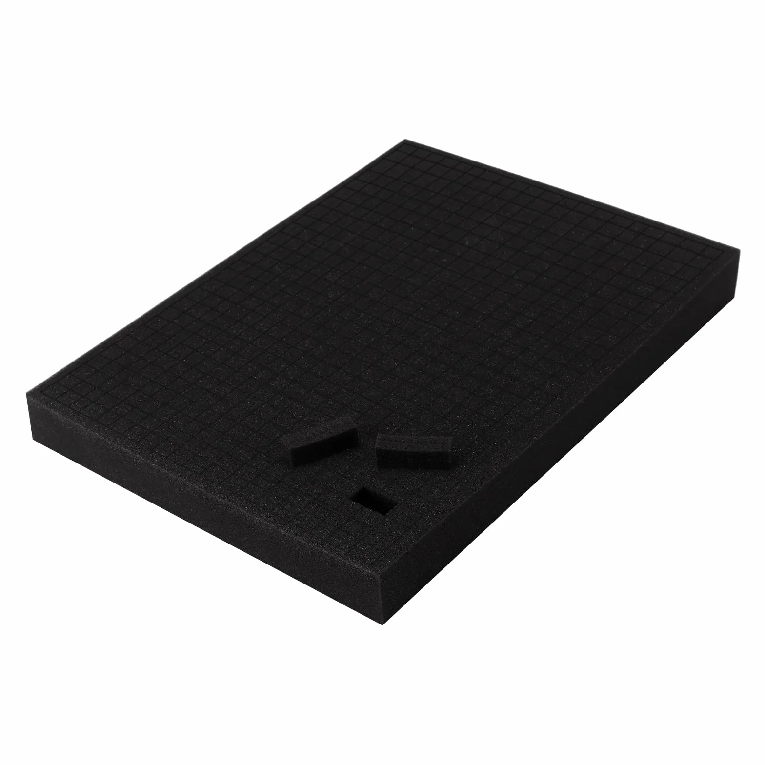 5 Cubos de Espuma de Cuadrícula 405x305mm (2x50mm + 3x25mm) - Espuma de Poliuretano para Maletín de Herramientas y Cámara - Inserción Protectora Cortable