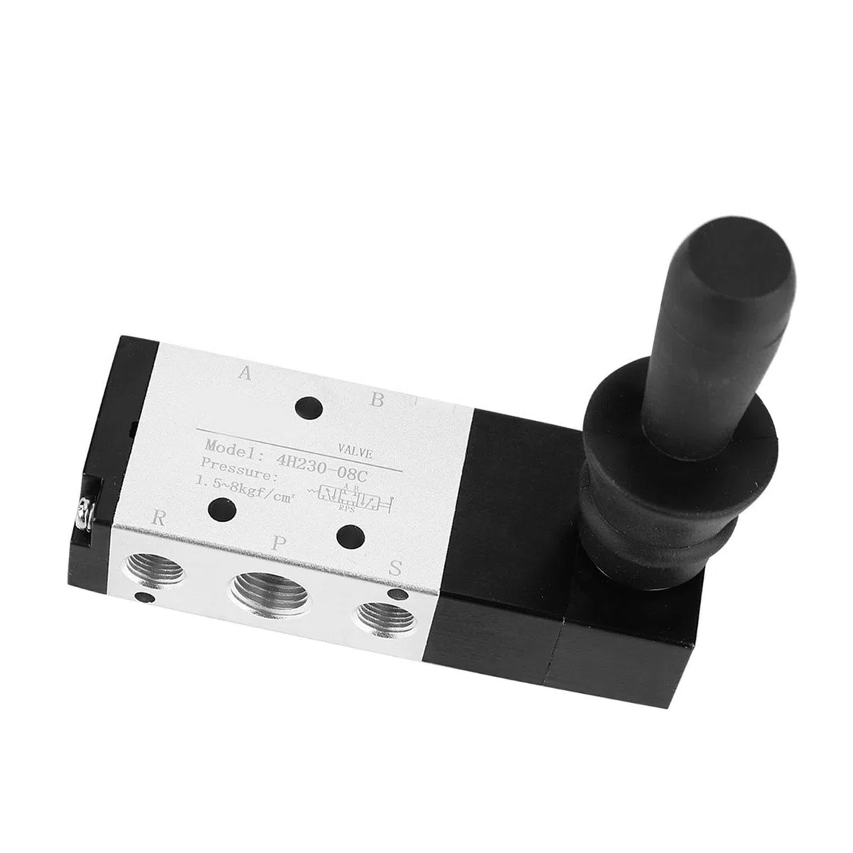 Válvula Neumática Manual de 5 Puertos y 3 Posiciones, Válvula de Aire con Palanca para 0~0.8MPa, Control de Flujo Industrial para Sistemas Neumáticos
