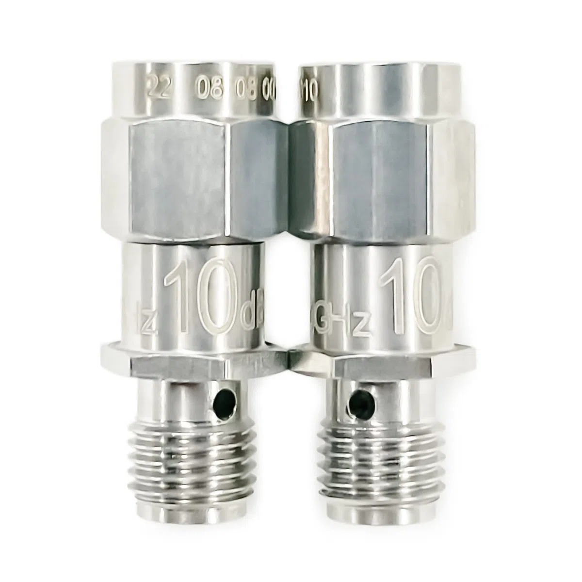 TOJOIN - Conector SMA macho a SMA hembra/atenuador SMA / atenuador RF coaxial, CC a 18 GHz, 50 Ohm, 2 W, 10 dB, atenuador SMA 18G, 2 unidades