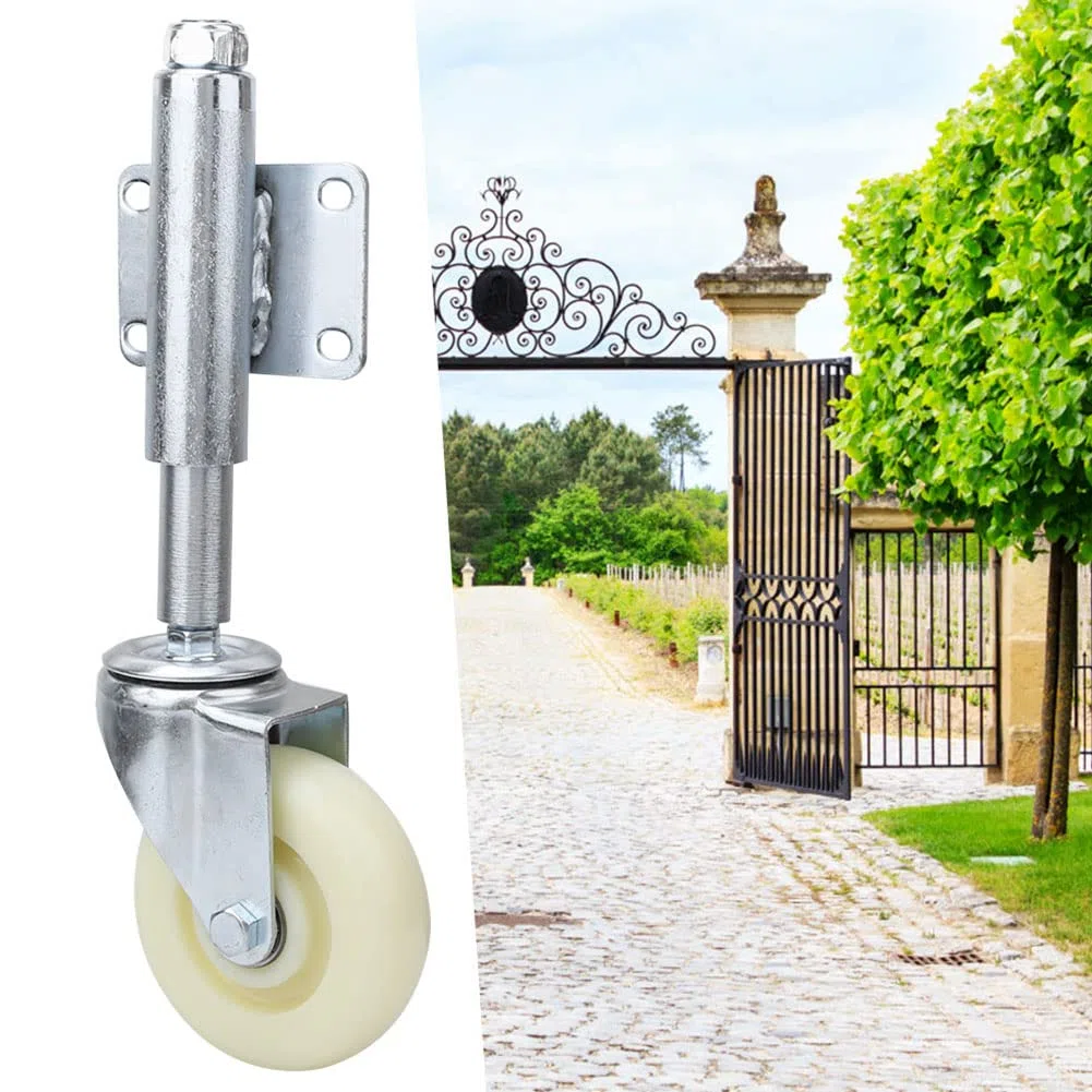 Eurobuy Rueda de Compuerta de 4 pulgadas Rueda Giratoria de Nylon con Ruedas Giratorias de Alta Resistencia Capacidad de Carga de 440 Lb