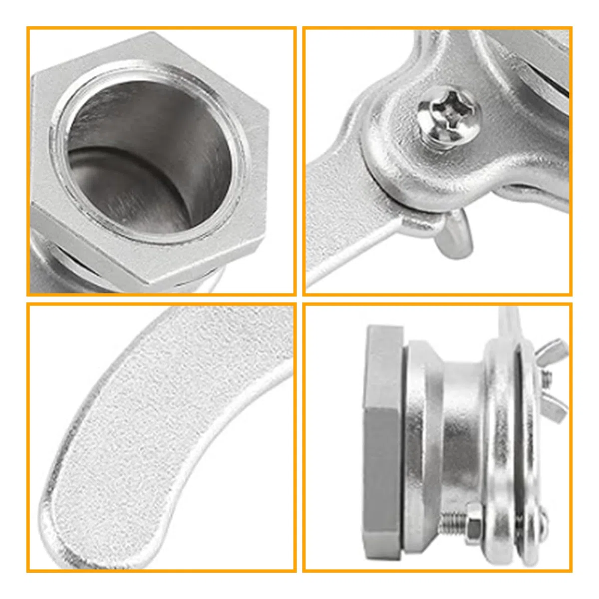 Válvula De Compuerta para Extractor De Miel Grifo Extractor De Miel De Acero Inoxidable Válvula Dispensadora De Miel, Suministros De Apicultura para Extractor De Miel O Equipo De Embotellado