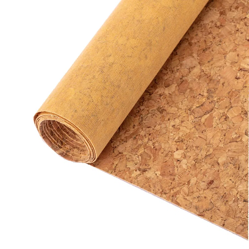 Tela De Corcho Suave Natural Tela De Cuero Sintética Ecológico para Artesanías De Bricolaje, Zapatos, Tapicería, Bolsas, Bolsos, Cubiertas De Caja del Teléfono, Pendientes(Color:135x91cm)