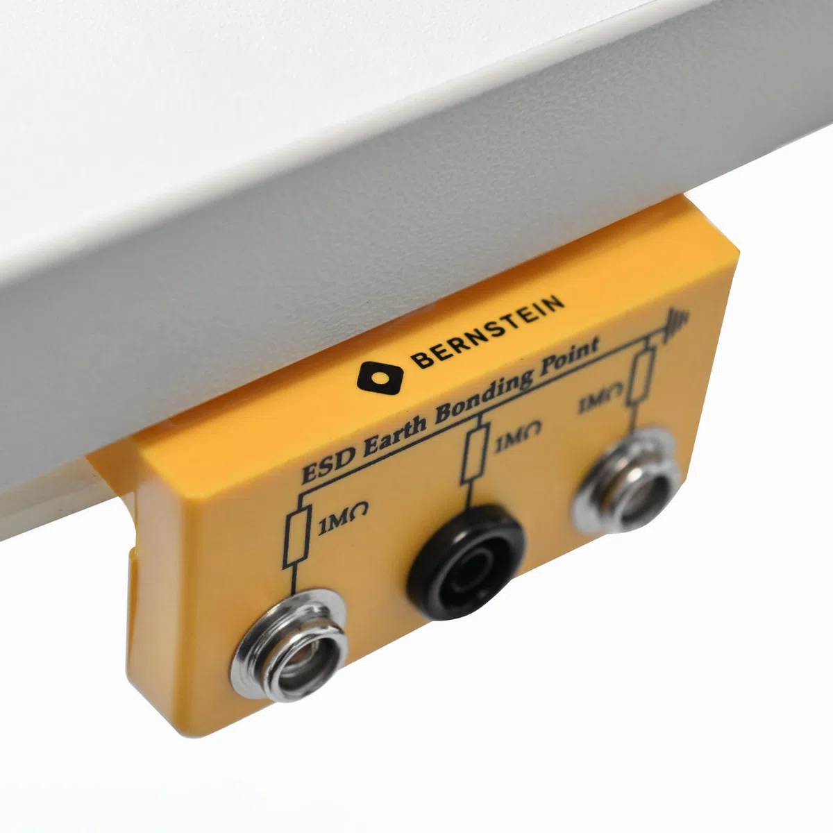 BERNSTEIN ESD Juego de 5 piezas de tierra para personas | ESD Handling Set | Mate (500 x 400 x 0,5), pulsera, 2 cables, conector de tierra | Para trabajar en áreas protegidas electrostáticamente