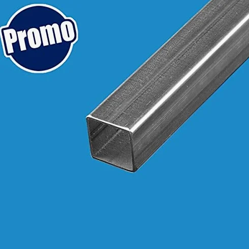 Commentfer - Tubo cuadrado de acero, 40 mm de grosor, 2 mm, longitud en metros, 3 metros, secciones en mm, 40 x 40 mm