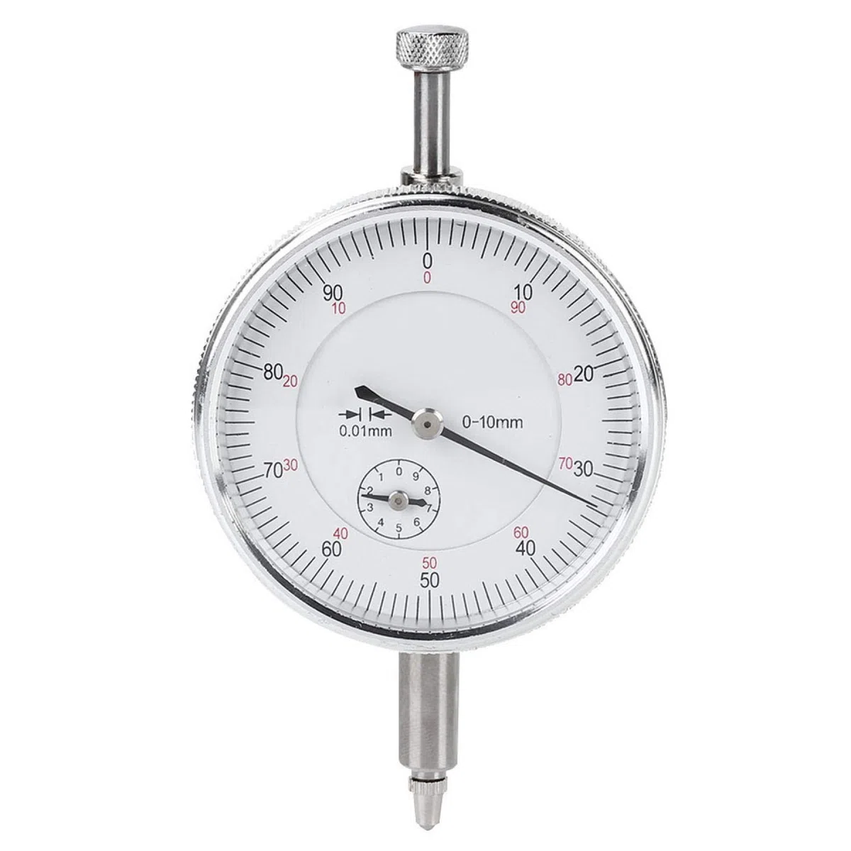 Reloj Comparador, Herramienta de Medición Indicador de Dial de Alta Precisión Herramienta de Medición Manual Hogar para la Industria