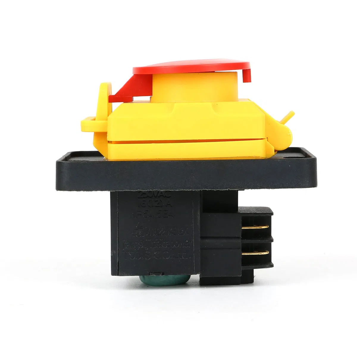 KJD12 - Interruptor de repuesto magnético, 250 V, 12 A, interruptor de parada de emergencia, interruptor de máquina a prueba de agua y polvo (KJD12)
